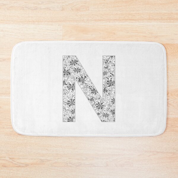 Item preview, Letter N Zentangle designed and sold by Pavnud.