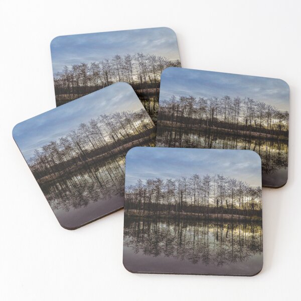 Item preview, Treoes Pond in Wales at Sunrise designed and sold by Jinxyboy1908.