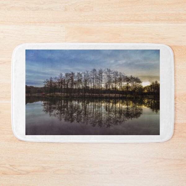 Item preview, Treoes Pond in Wales at Sunrise designed and sold by Jinxyboy1908.