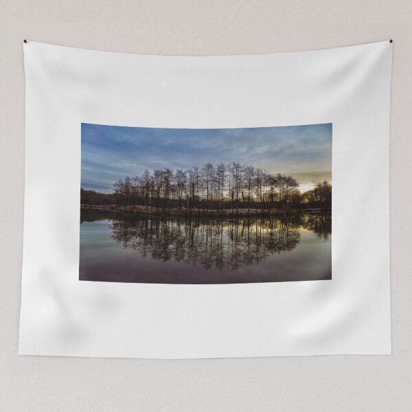 Item preview, Treoes Pond in Wales at Sunrise designed and sold by Jinxyboy1908.