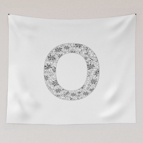 Item preview, Letter O Zentangle designed and sold by Pavnud.