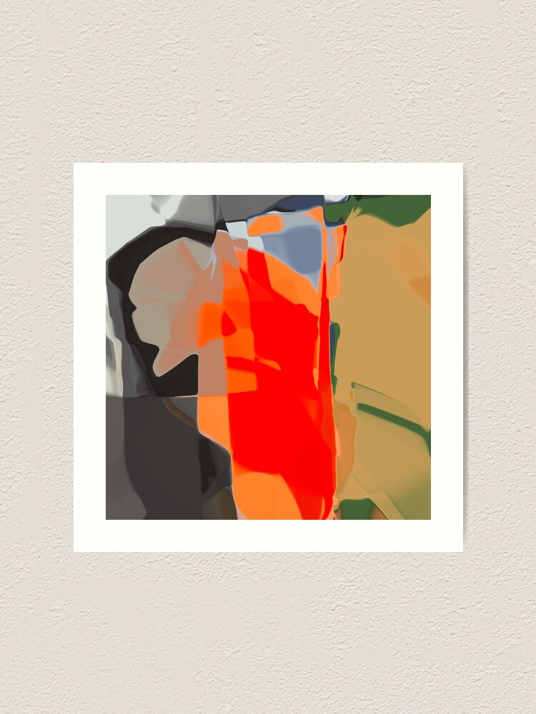 Alternate view of angry Art Print
