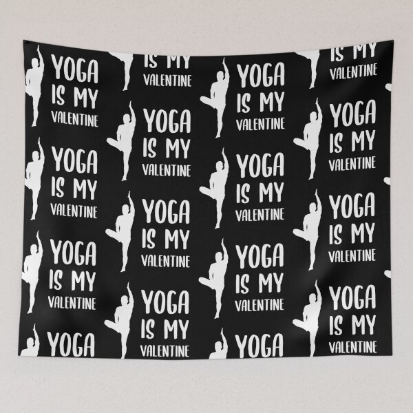 Item preview, yoga is my valentine designed and sold by GoranDesign.
