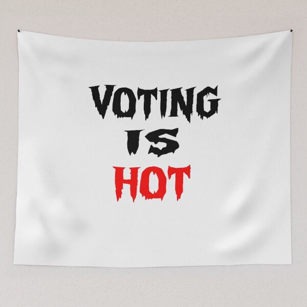 Item preview, Voting is hot Essential T-Shirt designed and sold by Mizo Tees.