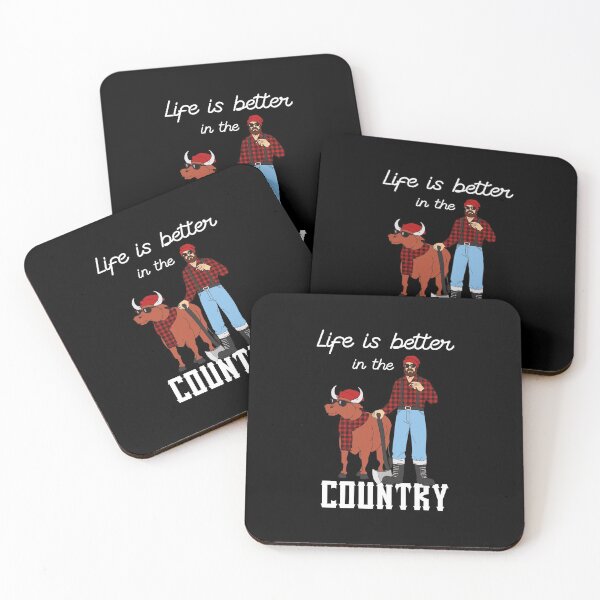 Item preview, Life Is Better In The Country - Lumberjack Gift designed and sold by biNutz.
