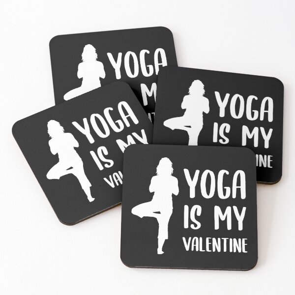 Item preview, yoga is my valentine designed and sold by GoranDesign.
