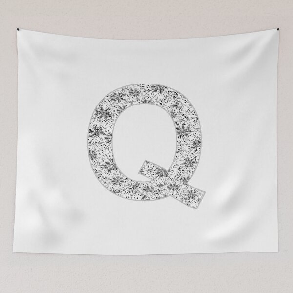 Item preview, Letter Q Zentangle designed and sold by Pavnud.