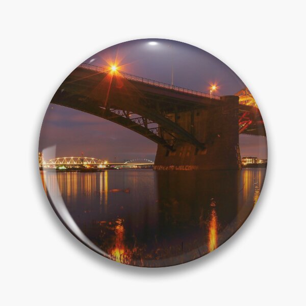 Item preview, Nijmegen and 3 bridges by night designed and sold by ArtJohannes.