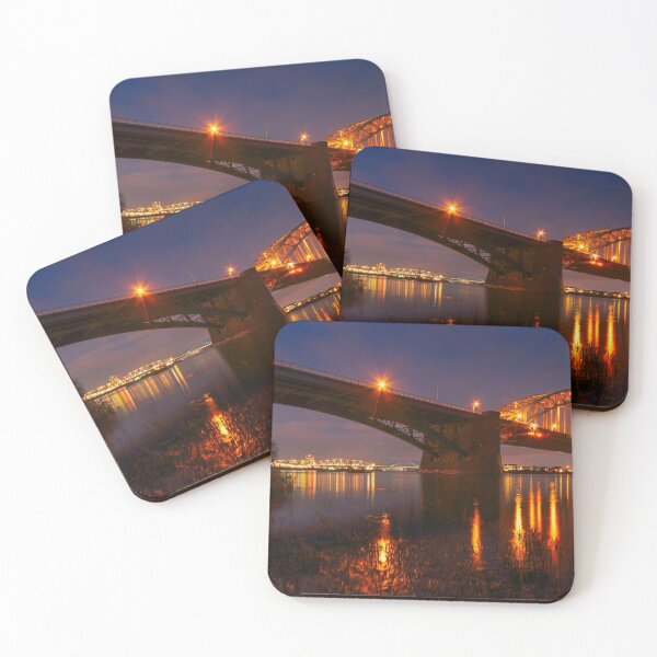 Item preview, Nijmegen and 3 bridges by night designed and sold by ArtJohannes.