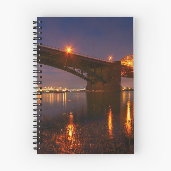Item preview, Nijmegen and 3 bridges by night designed and sold by ArtJohannes.