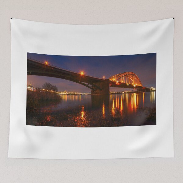 Item preview, Nijmegen and 3 bridges by night designed and sold by ArtJohannes.