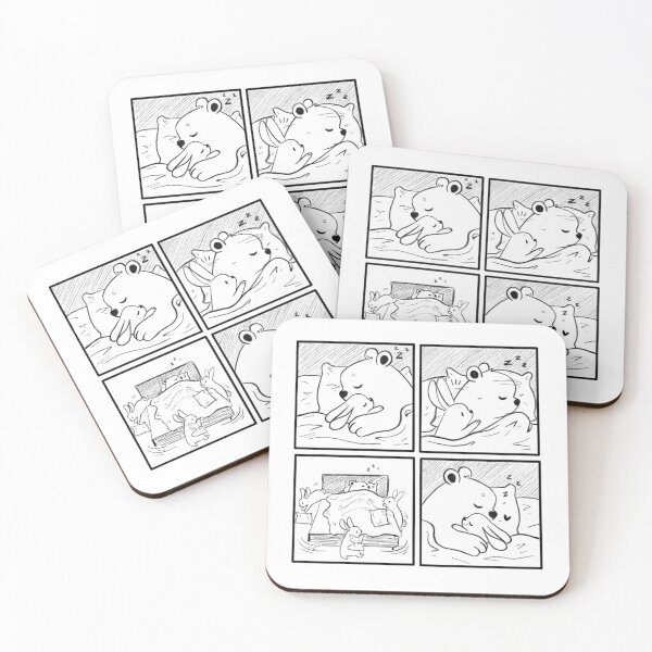 Item preview, Bear and Bunny // sleeping // comic strip designed and sold by Caspalpo.