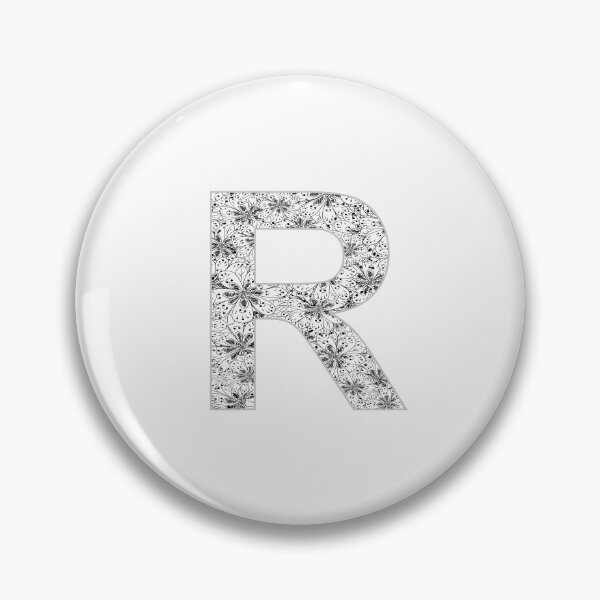 Item preview, Letter R Zentangle designed and sold by Pavnud.