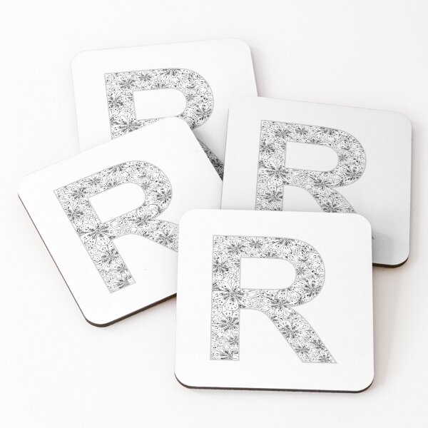 Item preview, Letter R Zentangle designed and sold by Pavnud.