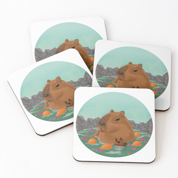 Item preview, Capybara Spa designed and sold by mothmanatee.