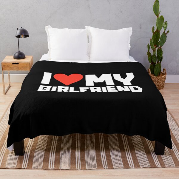 Item preview, I Love My Girlfriend Red Heart Cute Romantic Gift for Boyfriend Funny Valentines Day designed and sold by alenaz.