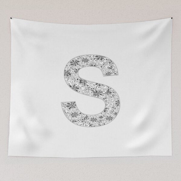 Item preview, Letter S Zentangle designed and sold by Pavnud.