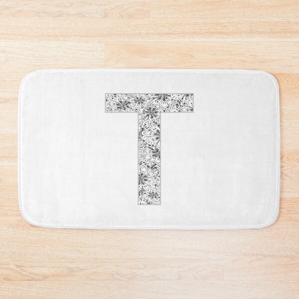 Item preview, Letter T Zentangle designed and sold by Pavnud.