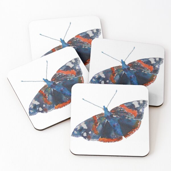 Item preview, Red Admiral, transparent background. designed and sold by ImpPrintsArt.