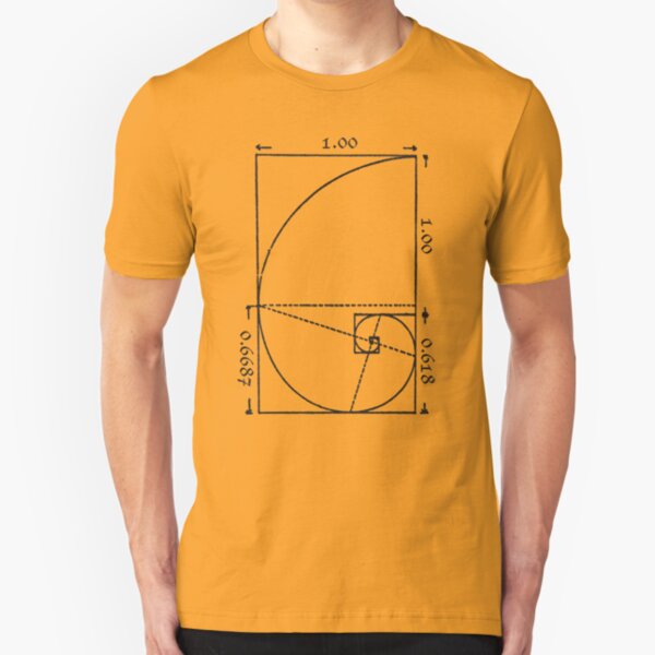The Golden Spiral Slim Fit T-Shirt