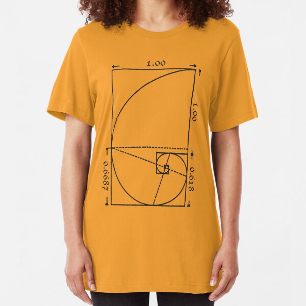 The Golden Spiral Slim Fit T-Shirt