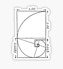 The Golden Spiral Sticker