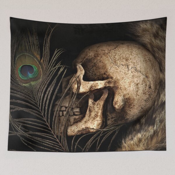 Item preview, Skull Peacock Tail designed and sold by Yampimon.