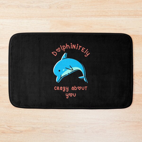 Item preview, Dolphinitely Crazy About You – Adorable Valentines Day Animal Pick Up Line designed and sold by The Green Corner.
