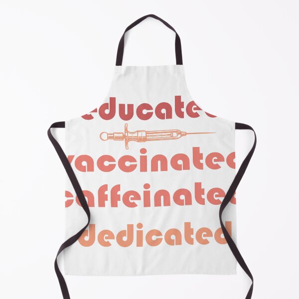 Item preview, educated vaccinated caffeinated dedicated designed and sold by VAN-DESIGN.