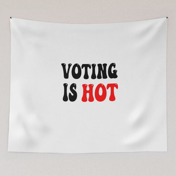 Item preview, Voting is hot Classic T-Shirt designed and sold by Mizo Tees.