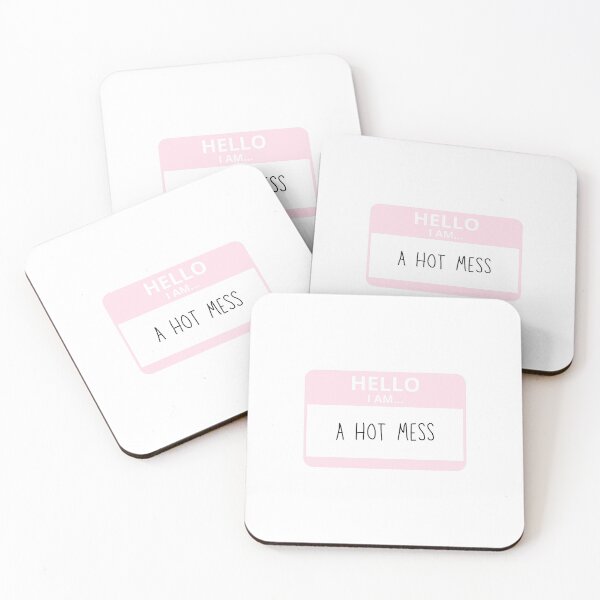 Item preview, Hot Mess Name Tag designed and sold by alwayselle.