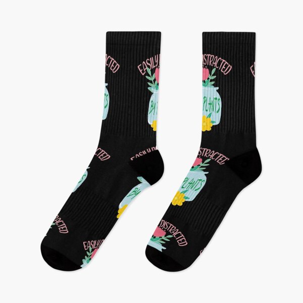Item preview, Easily distracted by plants designed and sold by ADAMYASS.