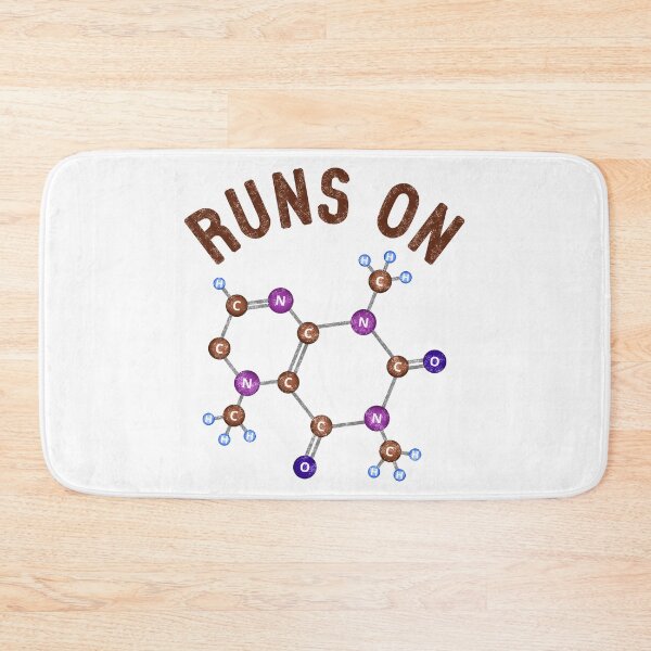 Item preview, Runs on Caffeine - Coffee Lover's designed and sold by Happy Puppy Print On Demand.