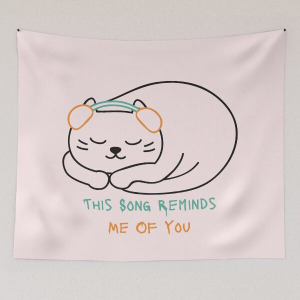 Item preview, This Song Reminds Me Of You Cat Lovers designed and sold by TOP-DESIGN4U.