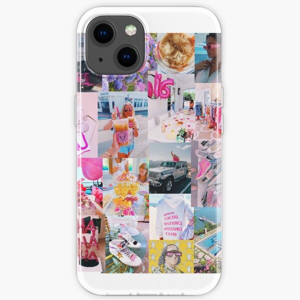 Preppy collage iPhone Soft Case