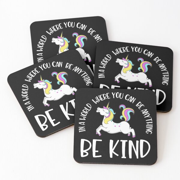 Item preview, In A World Where You Can Be Anything Be Kind Rainbow Unicorn designed and sold by ohmier.