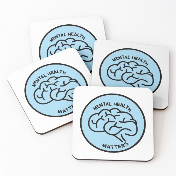 Item preview, Brain Minimalist Mental Health Matters - Psychology Design designed and sold by Psychologist's Inventory.