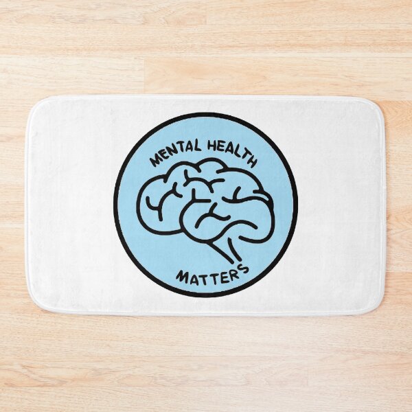 Item preview, Brain Minimalist Mental Health Matters - Psychology Design designed and sold by Psychologist's Inventory.