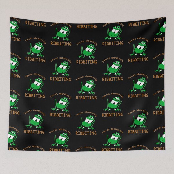Item preview, You're Absolutely Ribbiting – Adorable Valentines Day Animal Pick Up Line designed and sold by The Green Corner.
