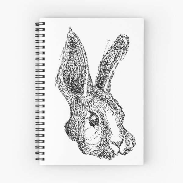 Item preview, Rabbit original drawing, made of small ink dots designed and sold by Francesco Carli.