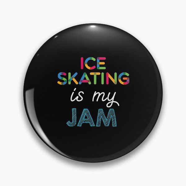 Item preview, Ice Skating is my Jam. Funny Ice Skating Design designed and sold by Custom365.