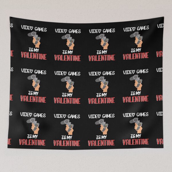 Item preview, Video games is my valentine funny gift designed and sold by Aesthynova.