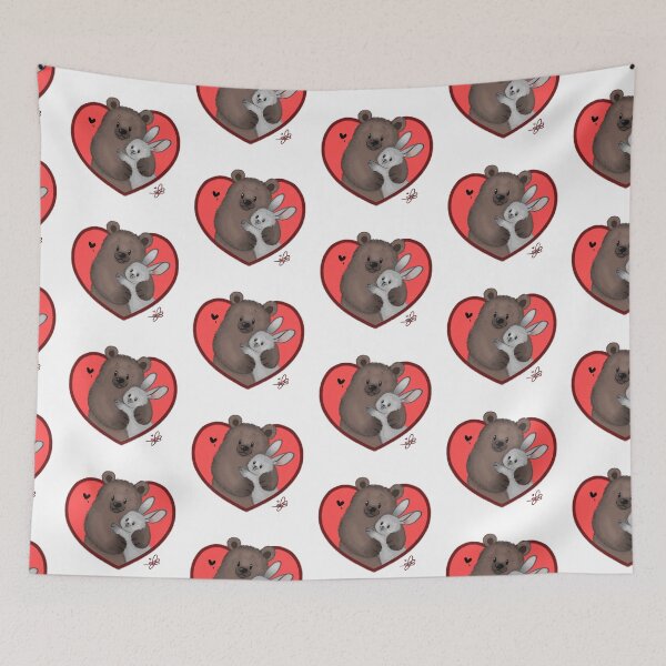 Item preview, Bear and Bear in a heart designed and sold by Caspalpo.