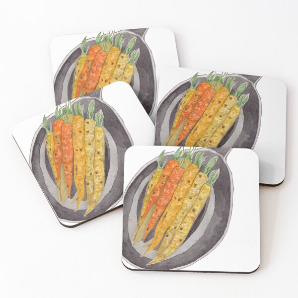 Item preview, Frying Carrots in Watercolour designed and sold by Julie Pickering.