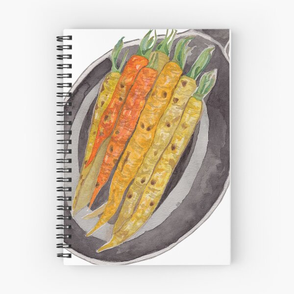 Item preview, Frying Carrots in Watercolour designed and sold by Julie Pickering.