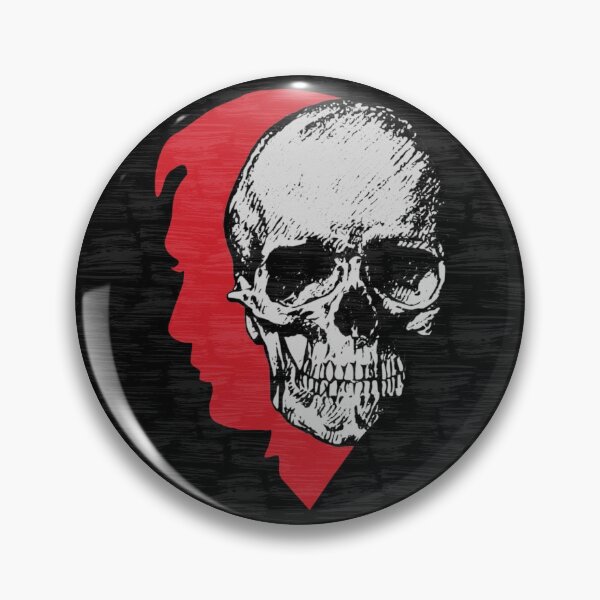 Item preview, Hannibal Blood Red Profile with Gray Skull designed and sold by orionlodubyal.