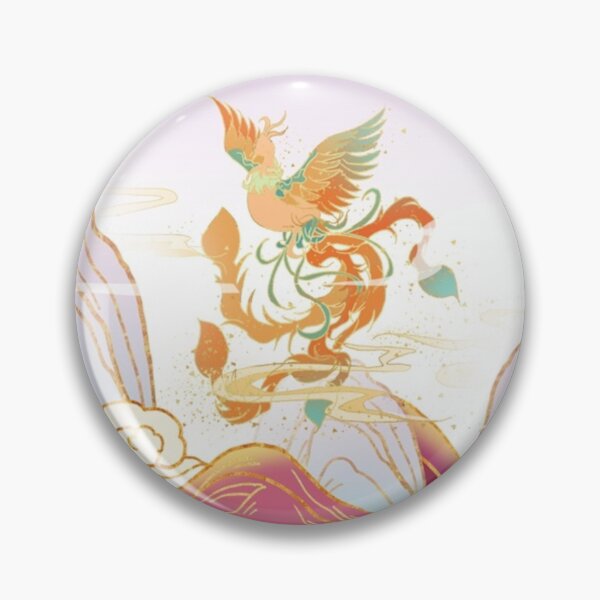 Item preview, Gorgeous phoenix in Mountains and clouds landscape designed and sold by LoveTreats.