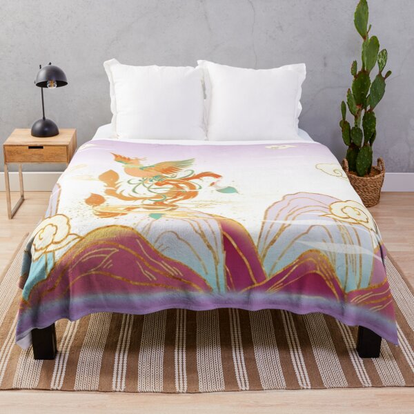 Item preview, Gorgeous phoenix in Mountains and clouds landscape designed and sold by LoveTreats.