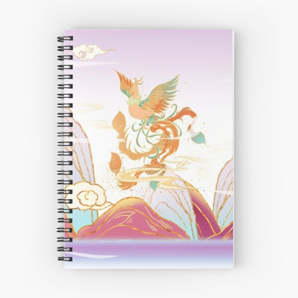 Item preview, Gorgeous phoenix in Mountains and clouds landscape designed and sold by LoveTreats.