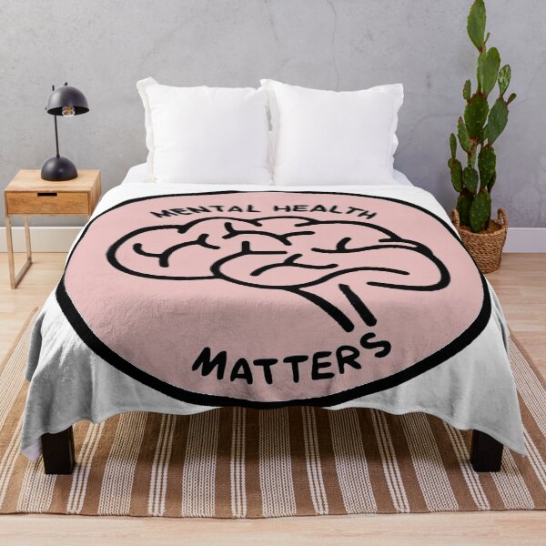 Item preview, Brain Minimalist Mental Health Matters Pastel Pink - Psychology Design designed and sold by Psychologist's Inventory.